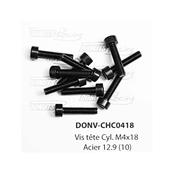 UK-M4x18 Cap Screw Steel 12.9 (10) DONUTS RACING
