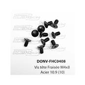 UK-M4x8 Countersunk Screw Steel 10.9 (10) DONUTS RACING