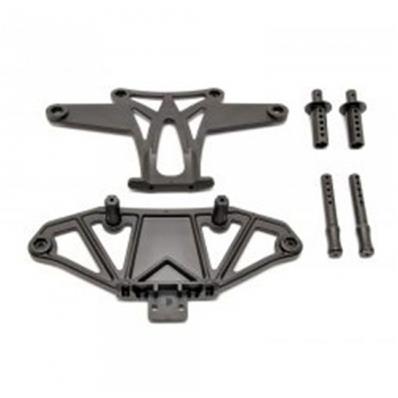 UK-HYPER VT FRONT BUMPER SET WITH BODY POST HOBAO RACING