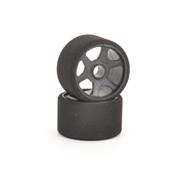 UK-GT12 1/12 J Foam Front Pink Tires 30Sh w/ Black Rim 44mm (2) CONTACT-RC