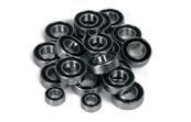 UK-Complete kit of sealed bearings for Sworkz S35-3 Nitro (ABEC-5, billes acier traité, flasqués noirs) WS-LINE