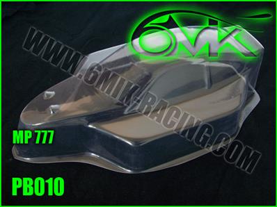 UK-Body lexan for Kyosho MP-777 (unpainted) 6-MIK