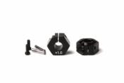 UK-PR S1 V4 12mm (+1mm) Clamping Rear Wheel Hex Set (2) PR RACING