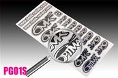 UK-Stickers chrome (210x100mm) 6-MIK