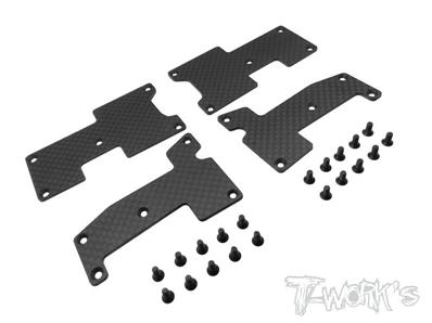 UK-Graphite A-arm Stiffeners ( For HB Racing D815/RGT8/D817/D817 V2/D819) T-WORK'S