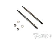 UK-DLC coated Rear Shock Shaft 67.6mm ( For Mugen MBX8 / MBX7R/ MBX8R ) 2pcs. T-WORK'S
