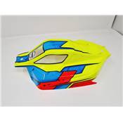 UK-Vision body paint (Yellow/Orange/Fluorescent blue) 1/8 buggy for S35-3E/-4E Sworkz and MBX8-Eco
