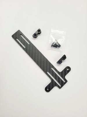 UK- Adjustable carbon fiber LiPo battery mounting plate for RC10 LR PROD