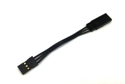 UK-Black Servo Extension Cable 50mm SANWA