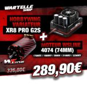 UK-Combo XR8 PLUS G2S drive + 4074 motor (KV of your choice) WS-LINE