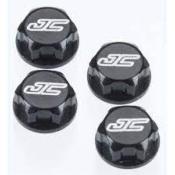 UK-Battery Hold Down Wrench Nut Black (4) J-CONCEPTS