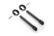 UK-Composite Rear 6mm Adjustable Body Mount Set +1mm Height X-RAY