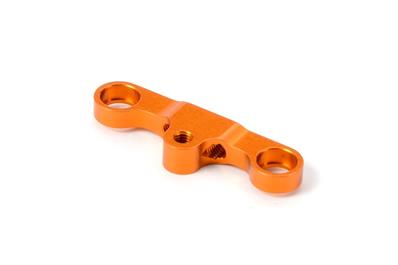 UK-Alu Steering Plate 8.5mm for Dual Servo Saver - Orange - V2 X-RAY