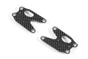 UK-Graphite Rear Lower Arm Plate 1.6mm (L+R)	 X-RAY