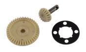 UK-RC10B74.2 FT Ring and Pinion Gear Set, molded TEAM-ASSOCIATED