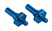 UK-RC10B7 Front Axles, 6.5mm, blue aluminum TEAM-ASSOCIATED