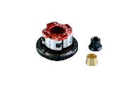 UK-TETRA-X Clutch adjustable 4 alu shoes kit off road steel flywheel 32mm REDS
