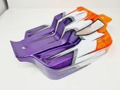 UK-Painted body ST-4 Falcon orange/white/purple for S35-4E SWORKZ