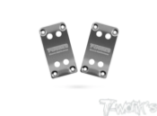 UK-Stainless Steel Rear Chassis Skid Protector ( Team Associated RC10 B6.4/B6.3/B6.2) 2pcs. T-WORK'S