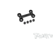 UK-Graphite Wing Mount One Piece Adapter ( For Mugen MBX8R/8/7R & Agama A319/A319E ) T-WORK'S