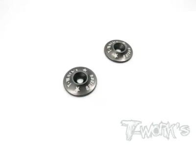 UK-1/10 Aluminum Wing Washer ver.2 silver T-WORK'S