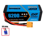 UK-Lipo batterie 4S 14.8V 6200mAh 80C EC5 DXF-POWER