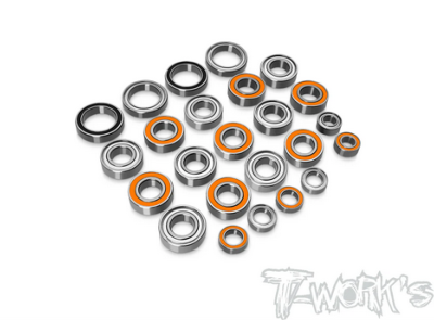 UK-Precision Ball Bearing Set ( For Xray XB8'23/XB8'25 ) 24pcs. T-WORK'S