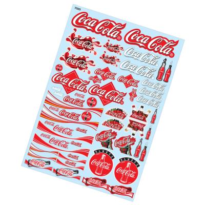 UK-Planche de Stickers (A4) COCA TEAM-C