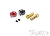 UK-Polarity Large Heatsink Long Connector 5mm ( Red/Black ) T-WORK'S