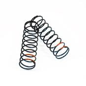UK-Shock Spring Set (1.5 x 9.75T, 3.71lb/in, 73mm, orange) TEKNO RC