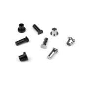 UK-Spindle Pin/Sleeve Set (short/long, EB/NB48 2.1) TEKNO-RC