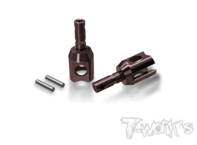 UK-Spring Steel F/R Diff. Joint ( For SWORKZ S35.4/EVO & S35.4E/ EVO & Sparko F8 ) 2pcs. T-WORK'S