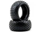 UK-Mini Spike 2; Rear Tyres - Silver (pr) SCHUMACHER RACING