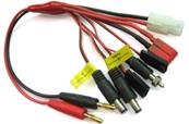 UK-4mm Plug To Glow/Tamiya/Deans/JR TX+RX and Futaba TX+RX Pvc ETRONIX