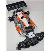 UK-Painted body ST-4 Falcon orange/silver/white for S35-4 nitro SWORKZ