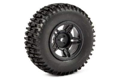 UK-1:10 SC JIGSAW MOUNTED 5-SPOKE BLACK (SLASH RR/BLITZ) FASTRAX