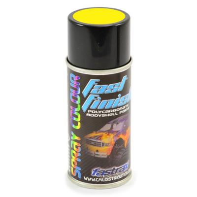 UK-Fast Finish Yellow Glow Spray Paint 150ml FASTRAX