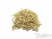 UK-Gold Plated Steel Screw Set 134pcs.(For Team Associated RC10 B64D ) T-WORK'S