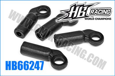 UK-Steering ballend 6.8mm (4pcs) HB RACING