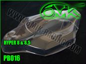 UK-Body lexan for Hobao Hyper 8/8.5 (unpainted) 6-MIK