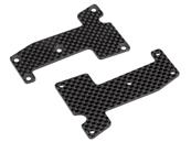 UK-Woven Graphite Arm Covers (Front/D819) HB RACING