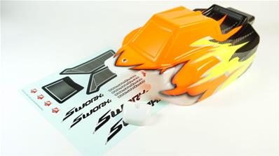 UK-S350 Falcon II Body Shell painted and cutted SWORKZ