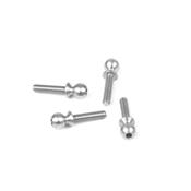 UK-Ball Stud (5.5mm, short neck, 12mm thread, 4pcs) TEKNO-RC