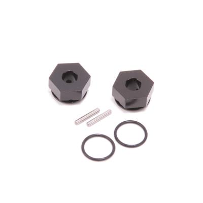 UK-Allo wheel hex 7.5mm (+1.5) black (2) ST2,LD3 SCHUMACHER RACING