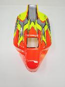 UK-BODIE S15 ROUGE FLUO/JAUNE FLUO/GRIS PEINTE  pour TEKNO NB48/EB48 2.X - J-CONCEPTS