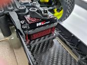 UK-Carbon steering servo mount RED for EB48 2.X / ET48 2.X WS-LINE