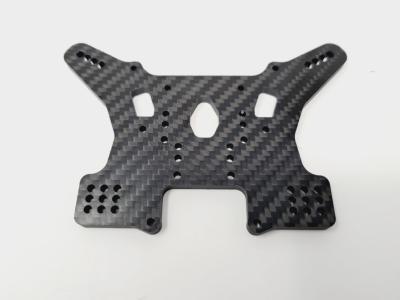 UK-5mm REAR CARBON Shock tower - ET48 / NT48 2.0 WS-LINE