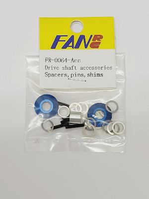 UK-Drive shafts accessories spacers/shims/pins FAN RC