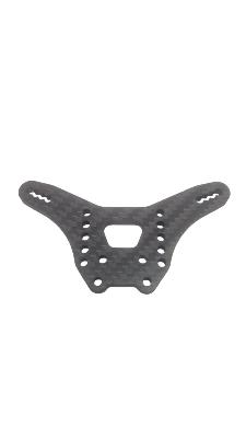 UK-Rear shock tower carbon 4mm xb2 2024 LR PROD