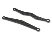UK-TLR 22 SCT Front And Rear Body Mount Braces, Carbon Fiber J-CONCEPTS